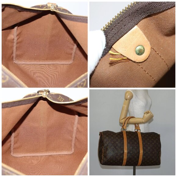 LOUIS VUITTON Monogram Keepall Bandouliere 50 Boston Bag - Picture 15 of 15